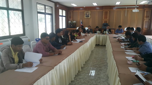  ประชุมเรื่องโครงการอัยการประสานสหวิชาชีพ ชุมชน และโรงเรียน ขจัดความรุนแรงต่อผู้หญิงและเด็ก
